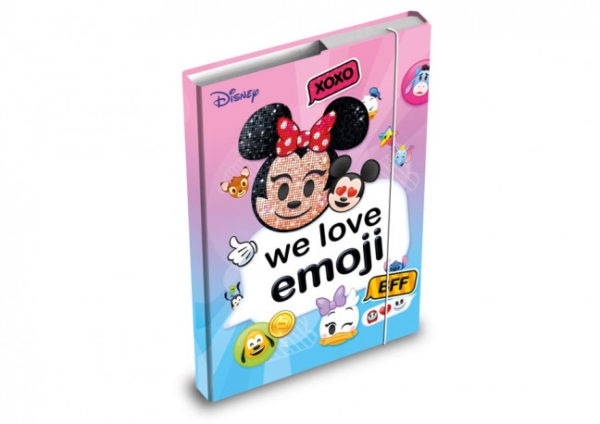 Desky na sešity / box A4 / Minnie Mouse Emoji