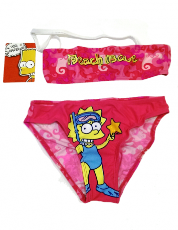 Dívčí dvojdílné plavky  / bikiny / Lisa Simpson