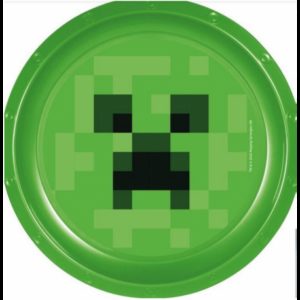 Plastový talířek Minecraft  / Creeper / 22 cm