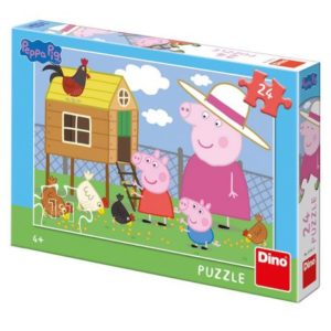 Puzzle Prasátko Peppa 24 dílků