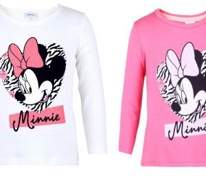 Tričko Minnie Mouse Bílé / Růžové