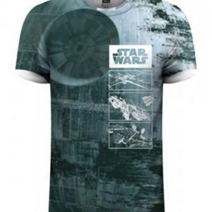 Tričko Pánské Star Wars Death Star Sublimation Xl