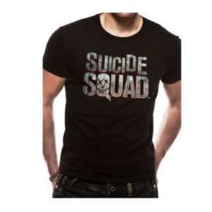 Tričko Pánské Suicide Squad / Sebevražedný Oddíl Logo Černé M